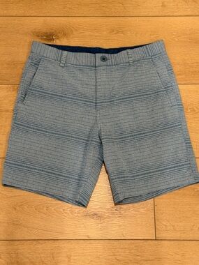 Jacks Men's Striped Light Blue Casual Shorts